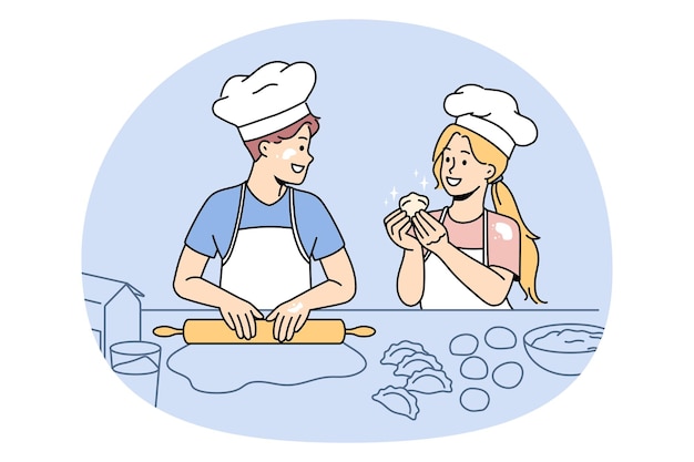 Baking and leisure fun concept