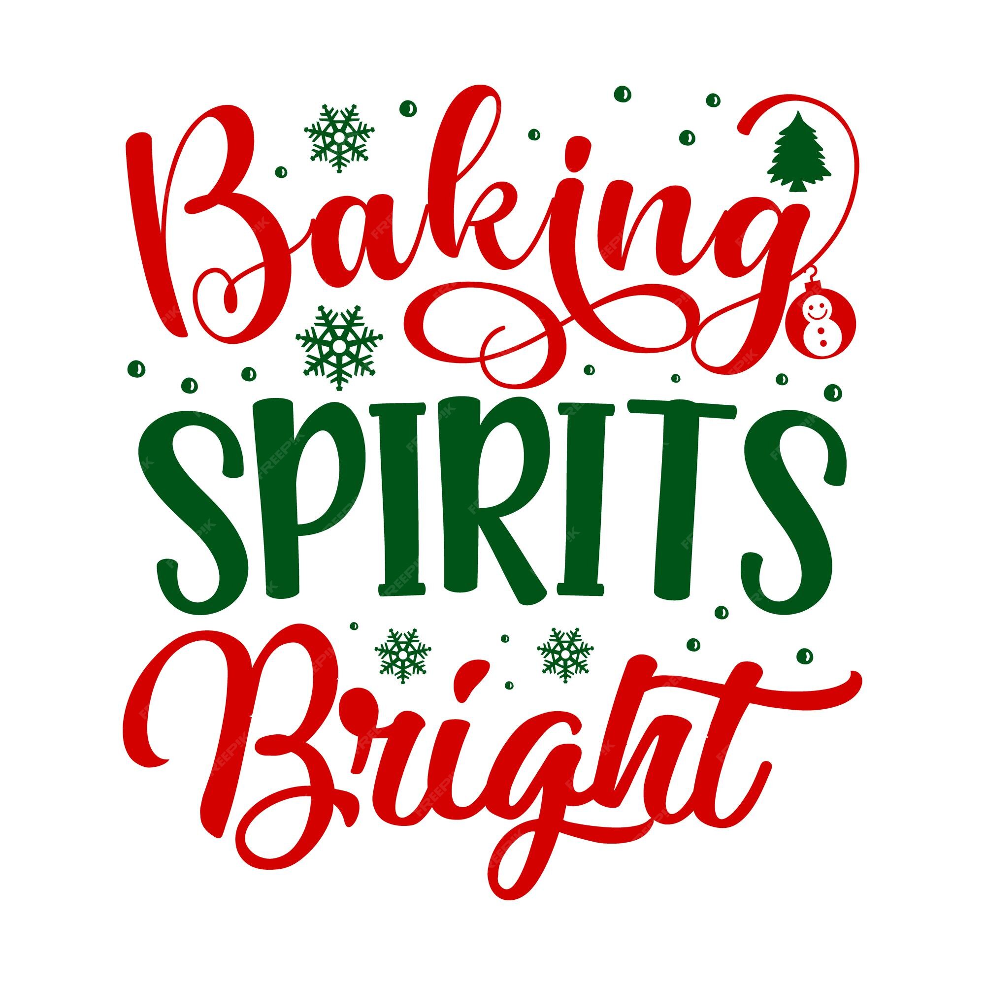 premium-vector-baking-spirits-bright-unique-typography-element-premium-vector-design