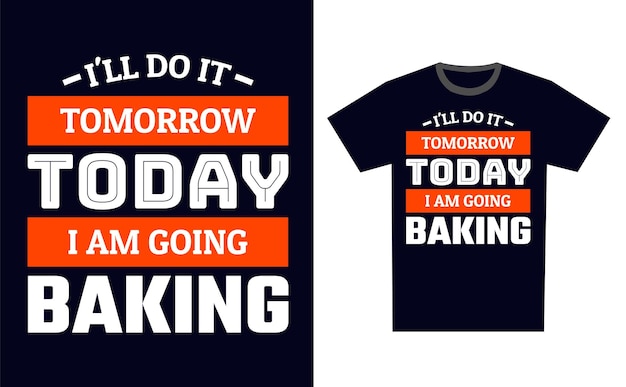 Baking T Shirt Design Template Vector