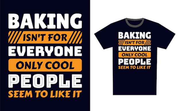 Baking T Shirt Design Template Vector