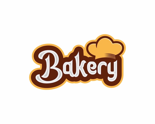 Bakkerij belettering en kalligrafie logo-ontwerp