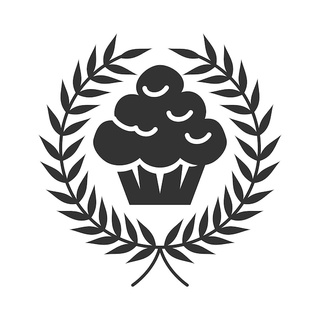 Bakkerij logo badge sjabloon Pictogram Illustratie Merkidentiteit