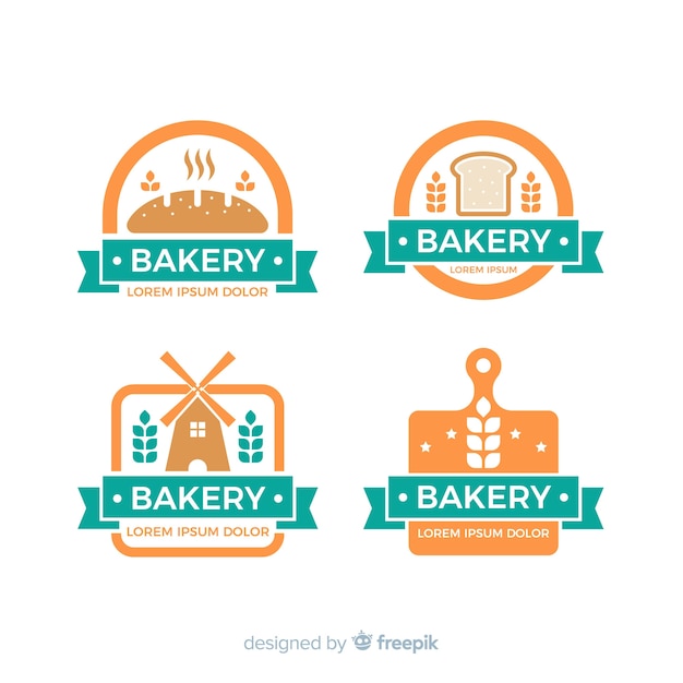 Bakkerij logo collectie