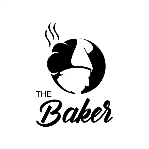 Bakkerij logo ideas chef met broodhoed