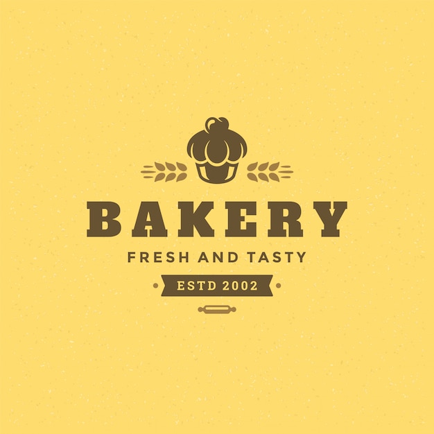 Bakkerij logo retro