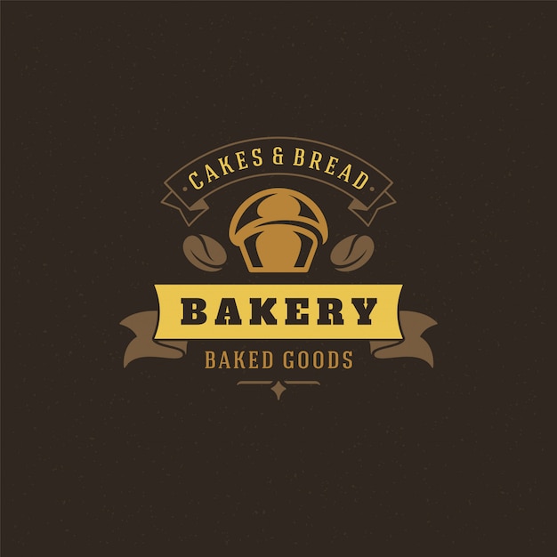 Bakkerij logo retro