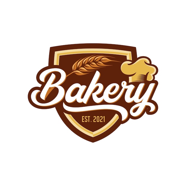 Bakkerij logo sjabloon