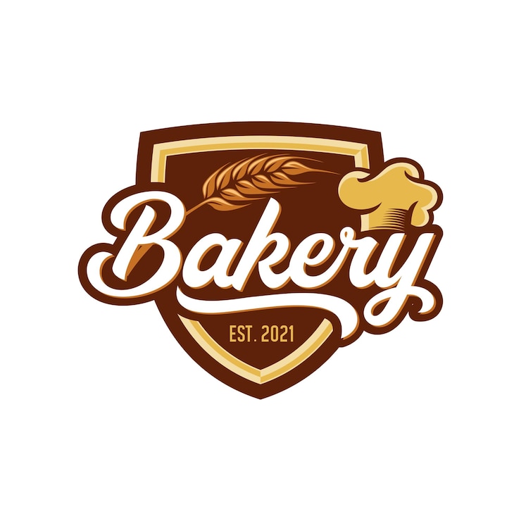 Vector bakkerij logo sjabloon