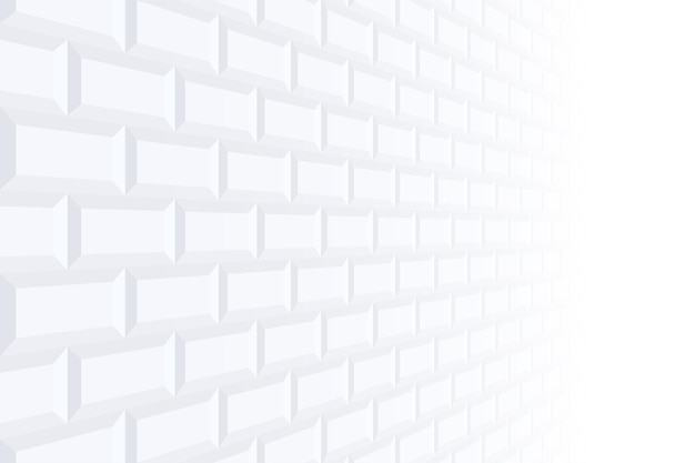 Bakstenen muur abstracte vector achtergrond met perspectief Witte textuur