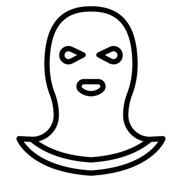 Vector balaclava icon vector image can be used for ski resort