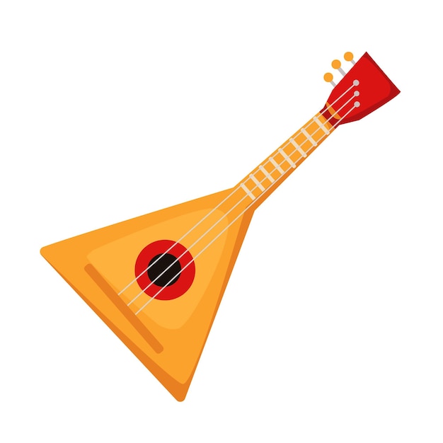 Balalaika Driehoekig houten traditioneel Russisch muziekinstrument Russische volksmuziek en dansen