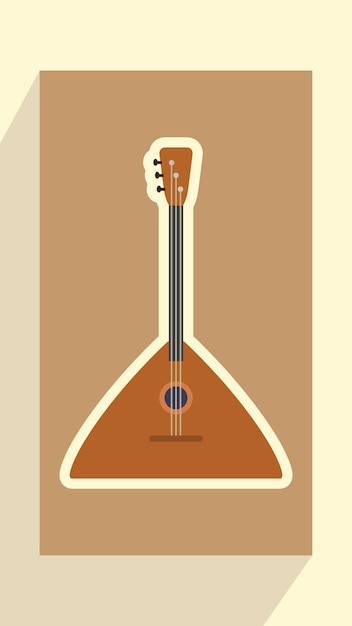 balalaika vectorillustratie