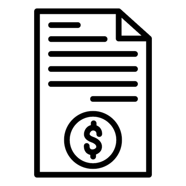 Balance Sheet Icon Style