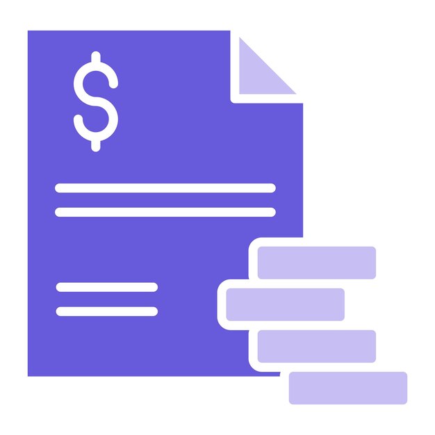 Vector balance sheet vector illustration