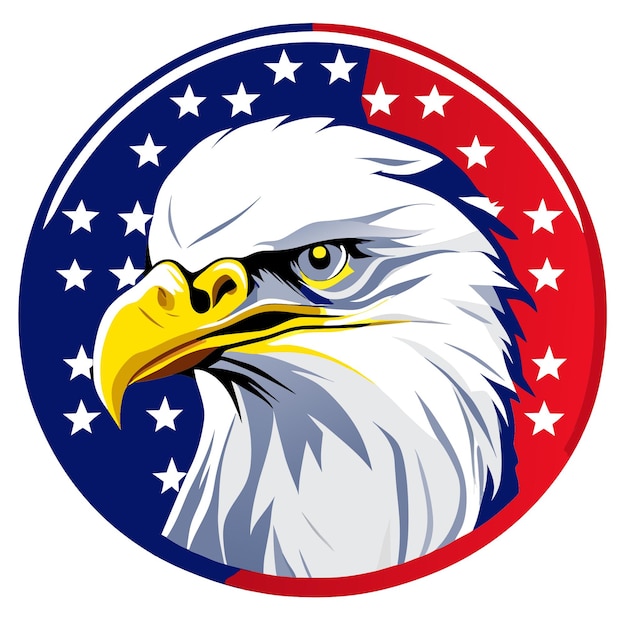 벡터 미국 애국심 에 대한  ⁇ 머리 독수리