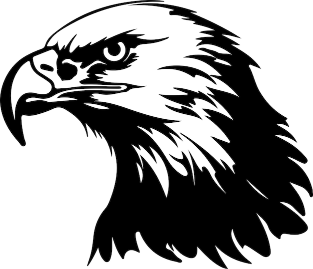 Vector baldeagle silhouette