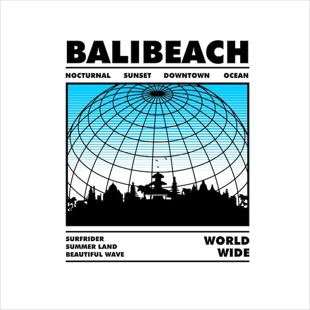 bali beach worldwide vintage fashion