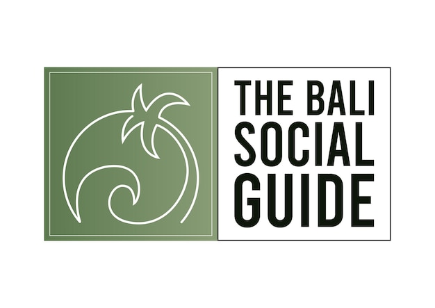 Vettore logo della guida sociale di bali 03