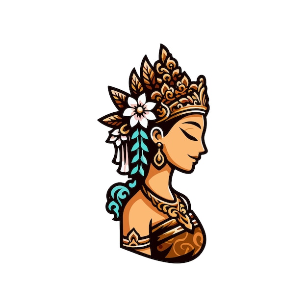 Vector bali woman ai generated image