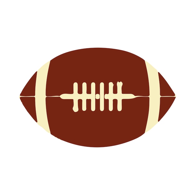 ball american football oval icon vector illustration eps 10