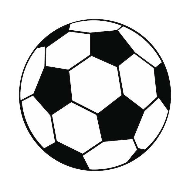 ベクトル 白い背景に分離されたボール黒のシンプルなアイコン