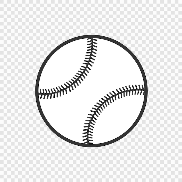 Vector ball icon isolated vector illustration