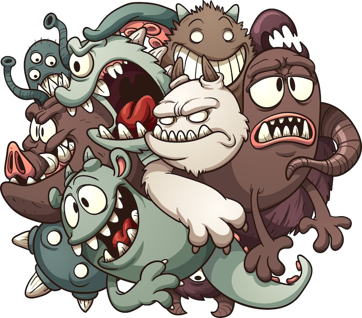 Vector ball of monsters