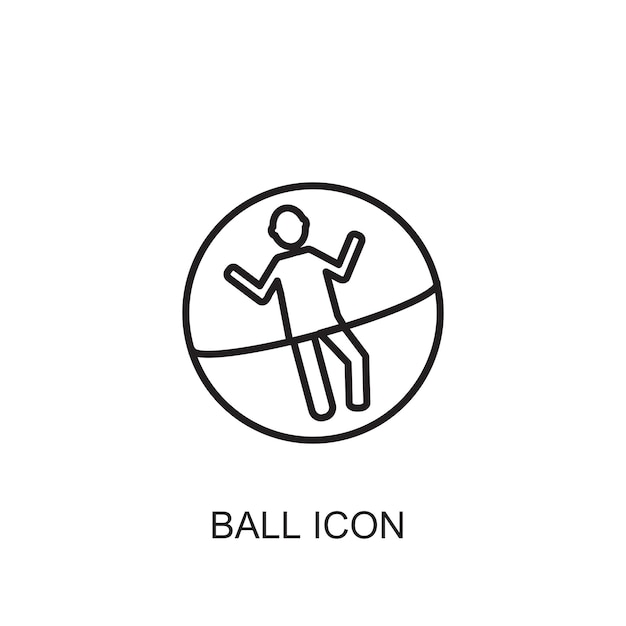 Ball vector icon icon