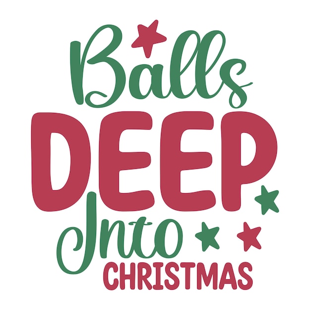 Ballen diep in Kerstmis