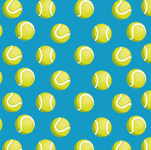 ballen tennis naadloze patroon ontwerp