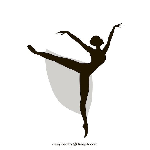 Ballerina silhouet