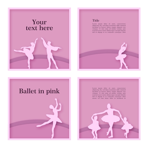 Ballet dancers frames