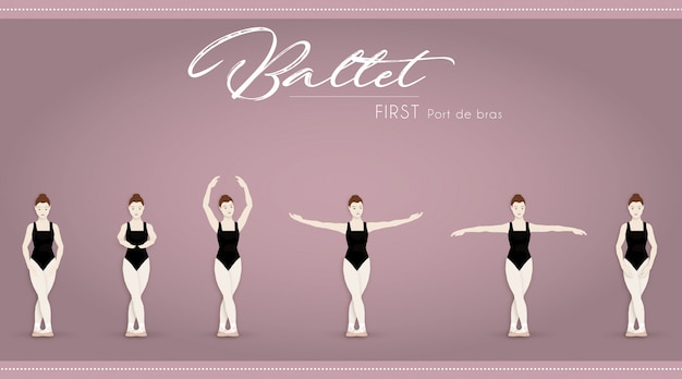 Ballet eerste port de bras