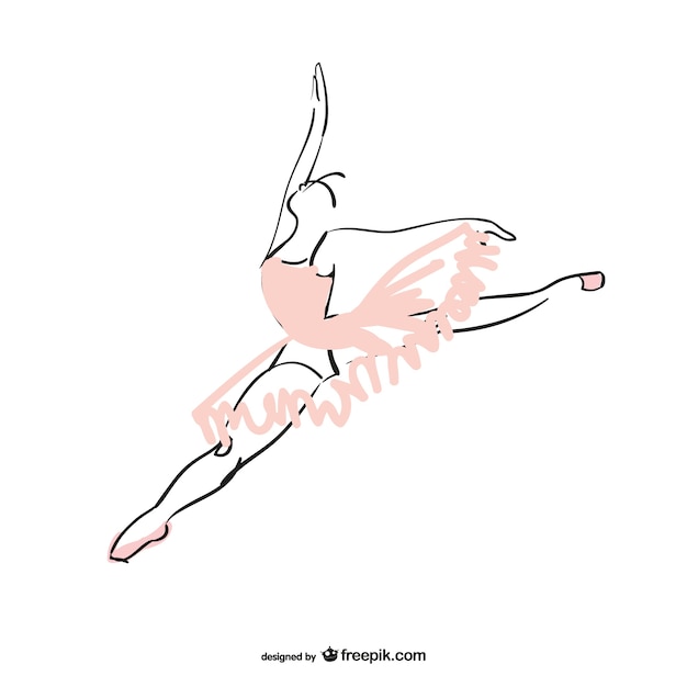 Balletdanser vector