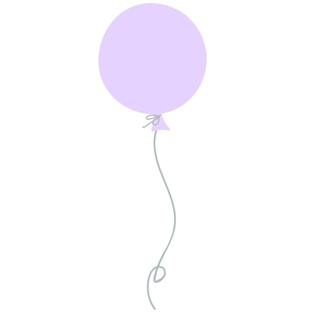 Ballon geïsoleerd Vector illustratie op witte achtergrond