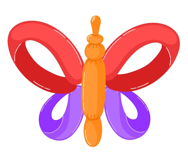 Vector ballonbutterfly