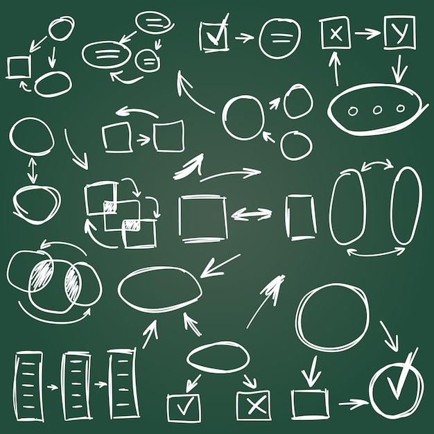 Vector ballonicon in handgetekende stijl ronde vorm handgemaakte doodle vector illustratie op geïsoleerde achtergrond frames teken bedrijfsconcept