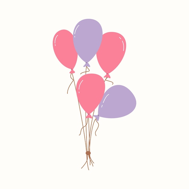 Ballonnen illustratie Ballon voor feestceremonie