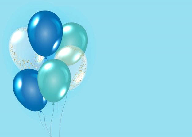 Vector balloon background