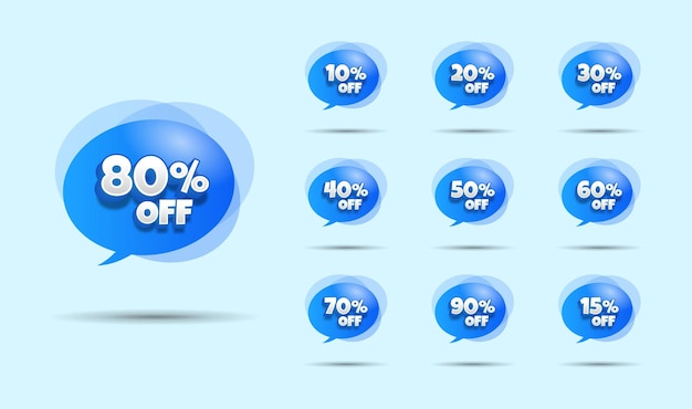 Balloon discount sale tag with editable text style. editable price discount tags.