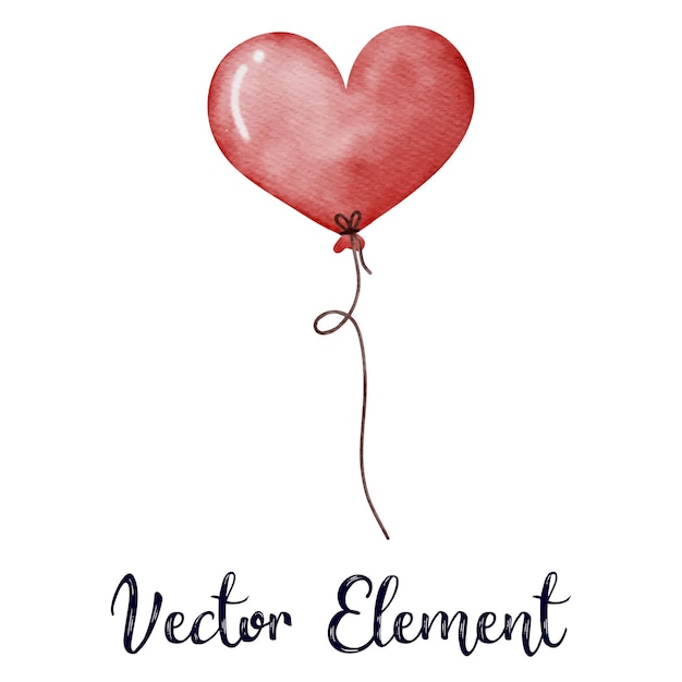 Vector balloon heart