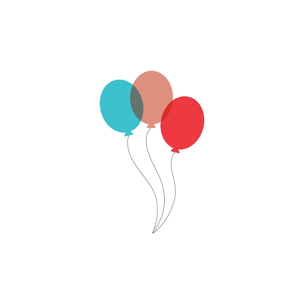 Vector balloon vector icon template