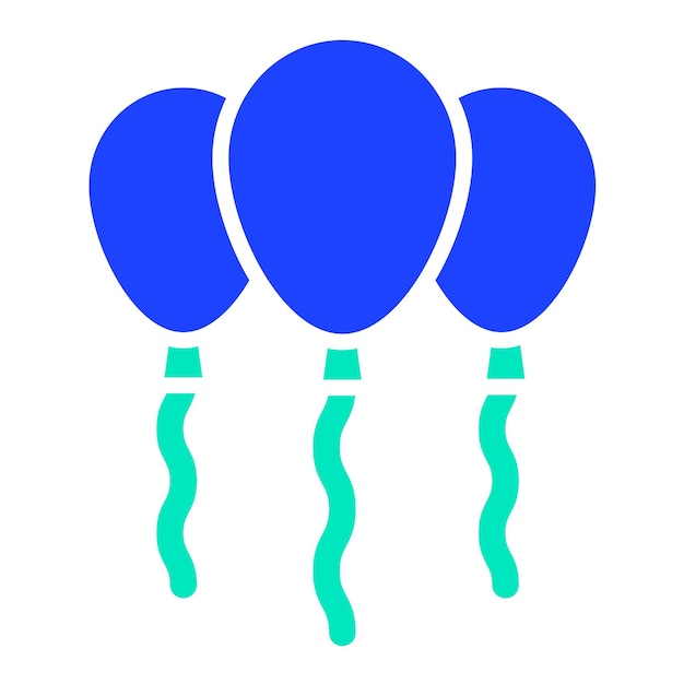 Vector balloons vector icon design illustratie