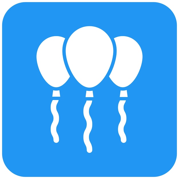 Balloons Vector Icon Design Illustration