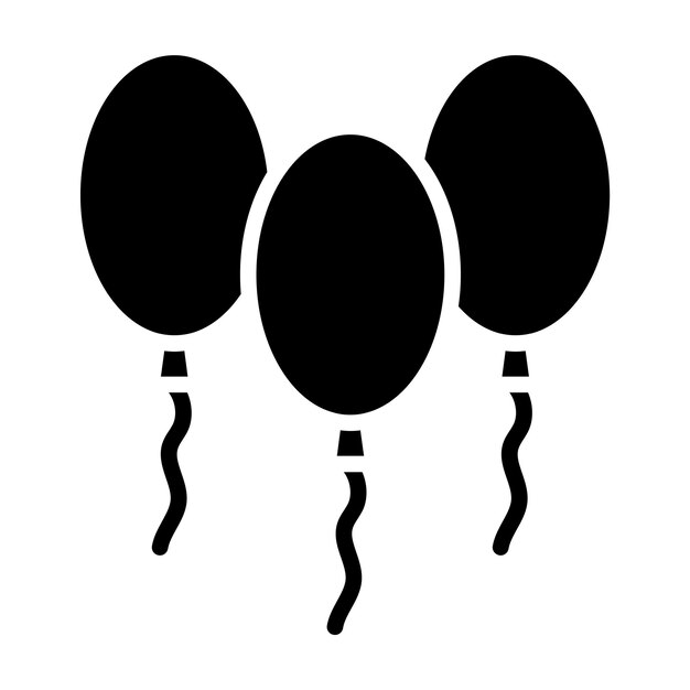 Balloons Vector Illustration Style