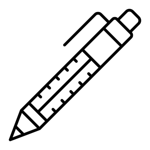 Vector ballpoint icon