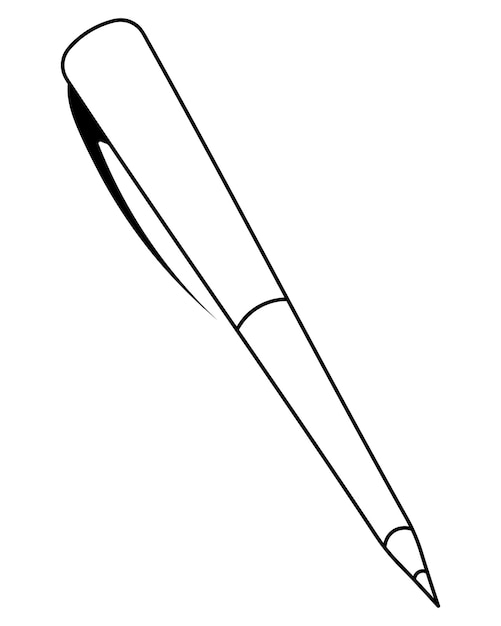 Ballpoint pen Sketch Tool with a rod inside Used for writing notes signature
