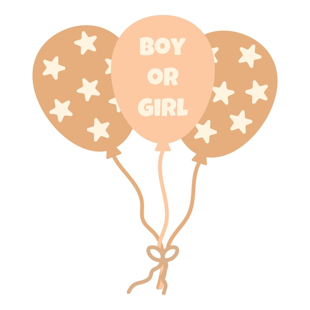 Balls girl or boy Balloons for baby shower