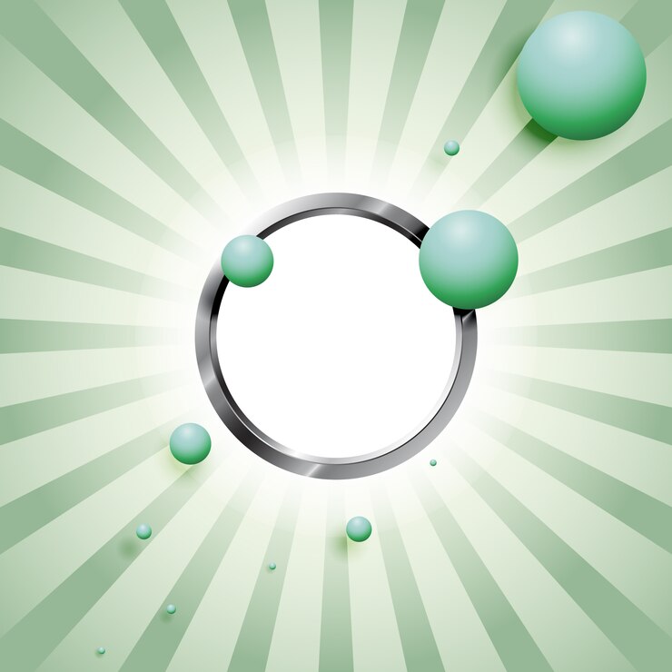 वेक्टर balls and the metal ring