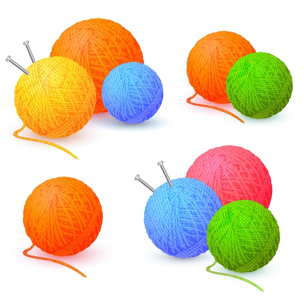 Yarn Ball Stock Illustrations, Cliparts and Royalty Free Yarn Ball